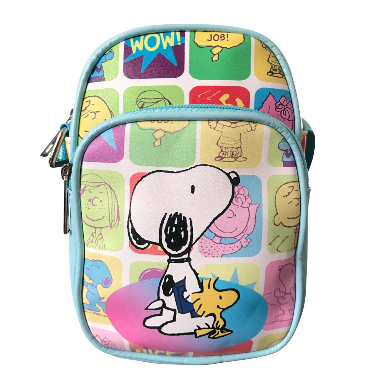 Bandolera Mini Snoopy Azul