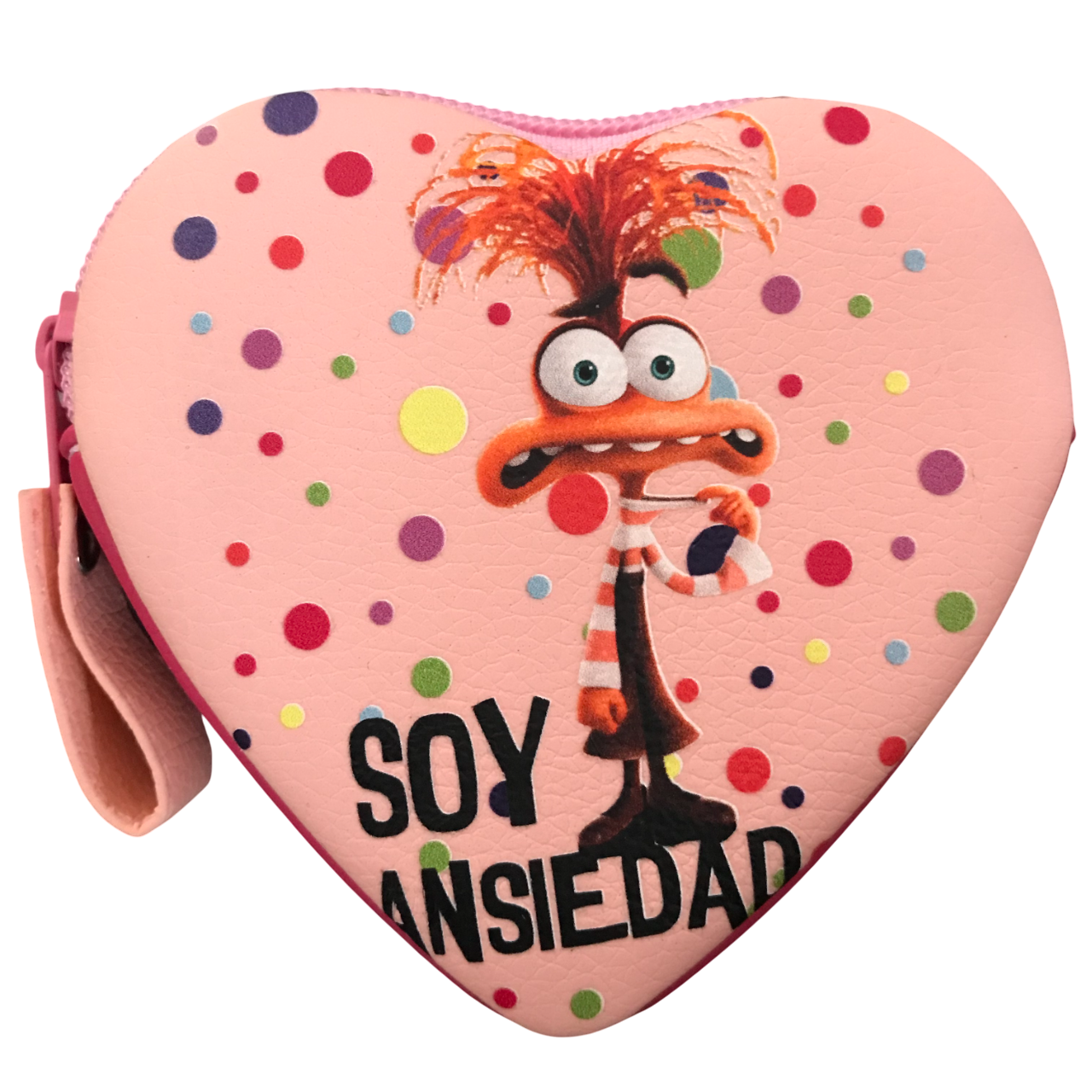 Monedero Intensamente Corazón Ansiedad Rosa