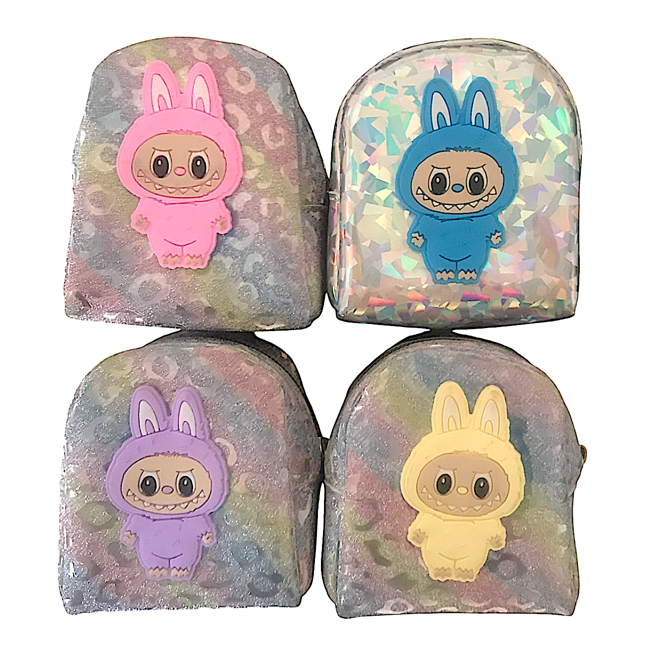 Combo Monederos Labubu 4 piezas