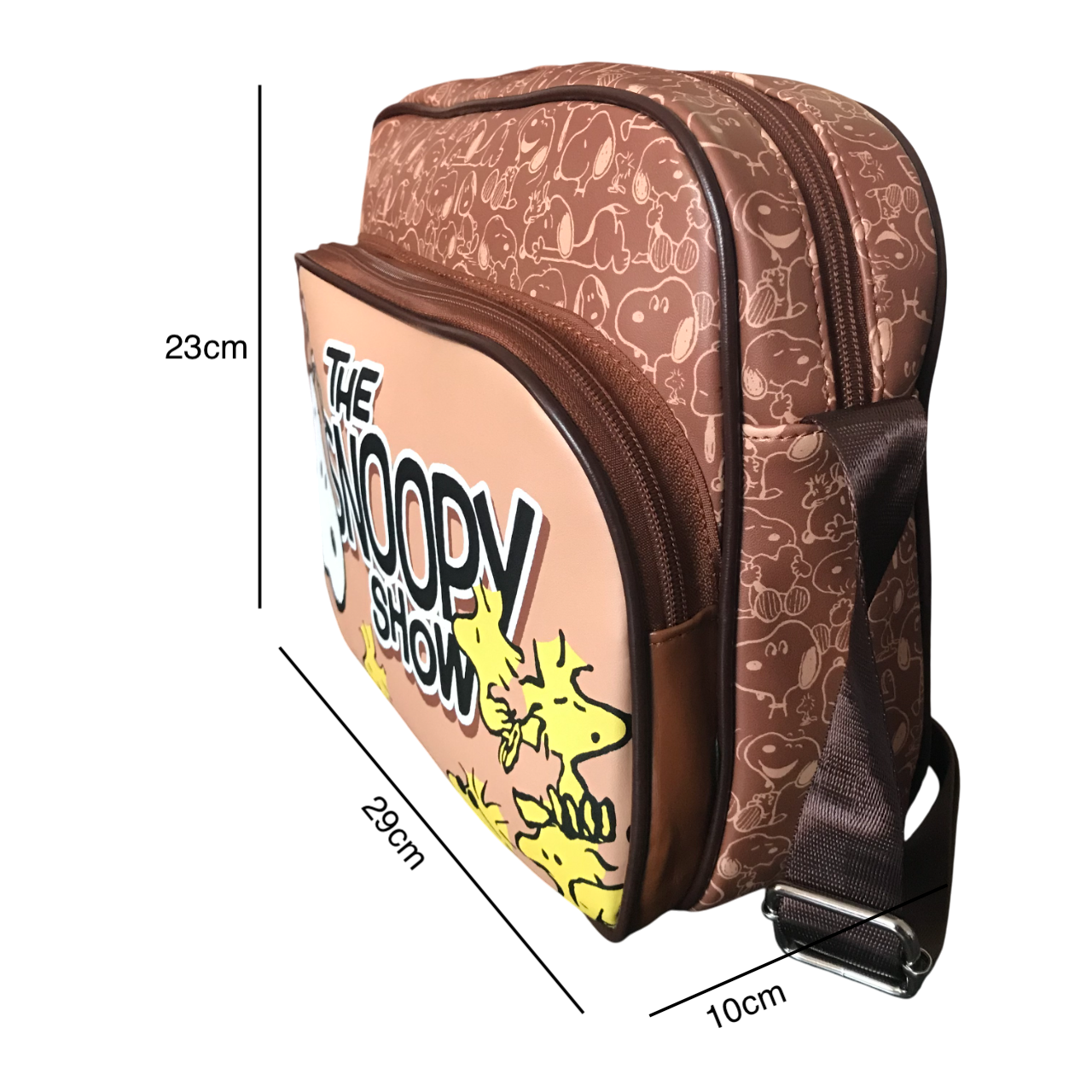 Bandolera Snoopy Café (Incluye Monedero)