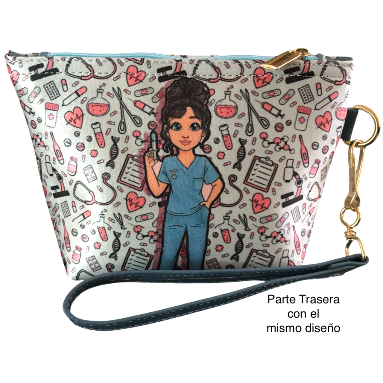 Cosmetiquera Mini Enfermera Doctora Blanco