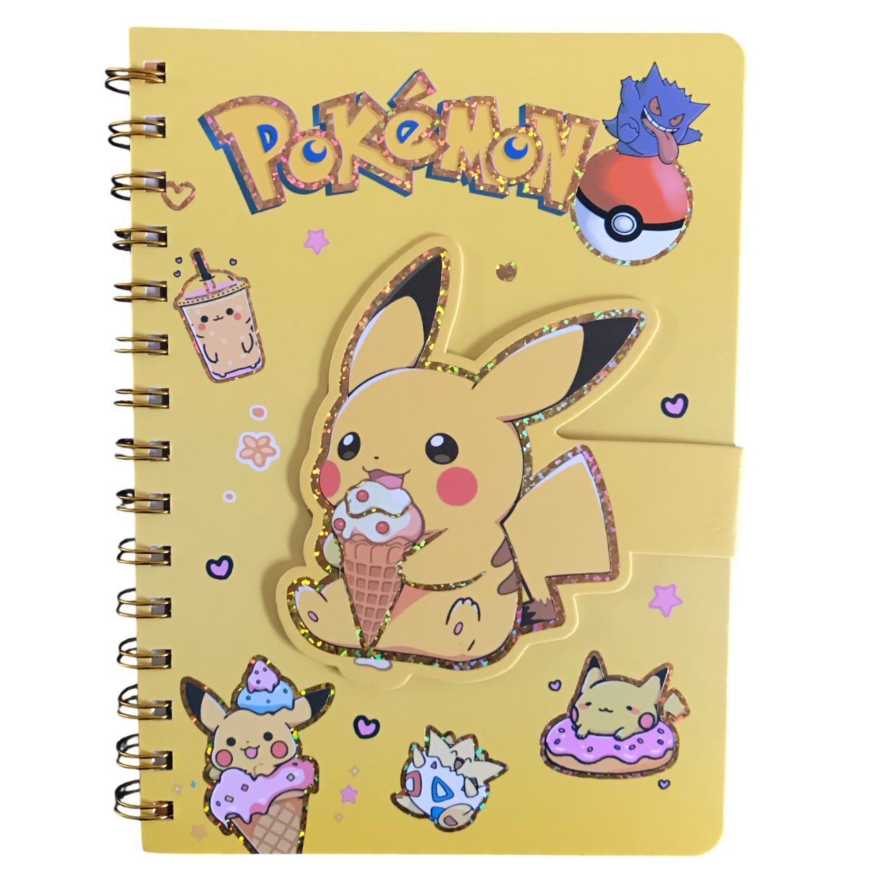 Libreta Pokemon Pikachu Pasta Semidura 70 Hojas - Modelo D