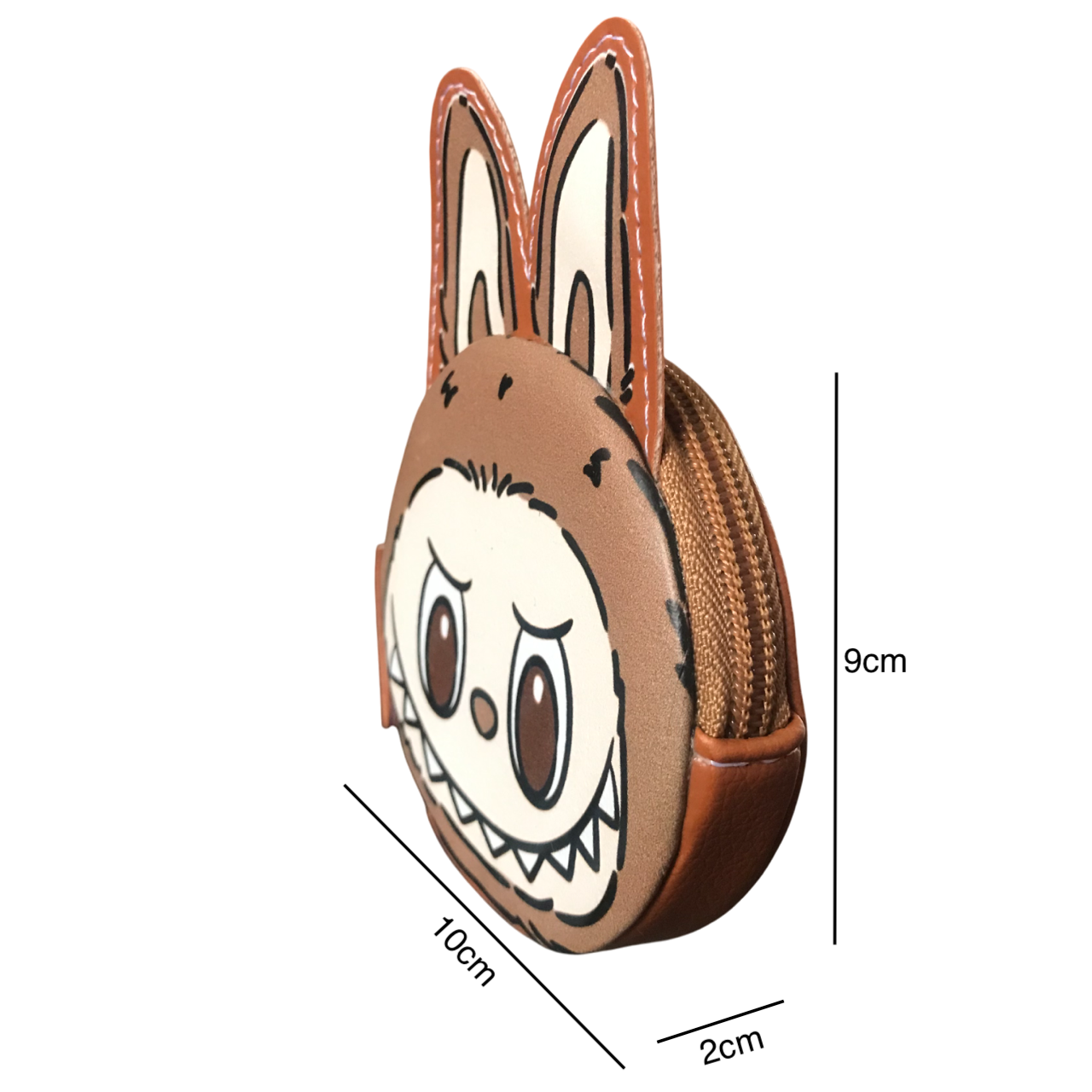 Monedero Labubu Marrón