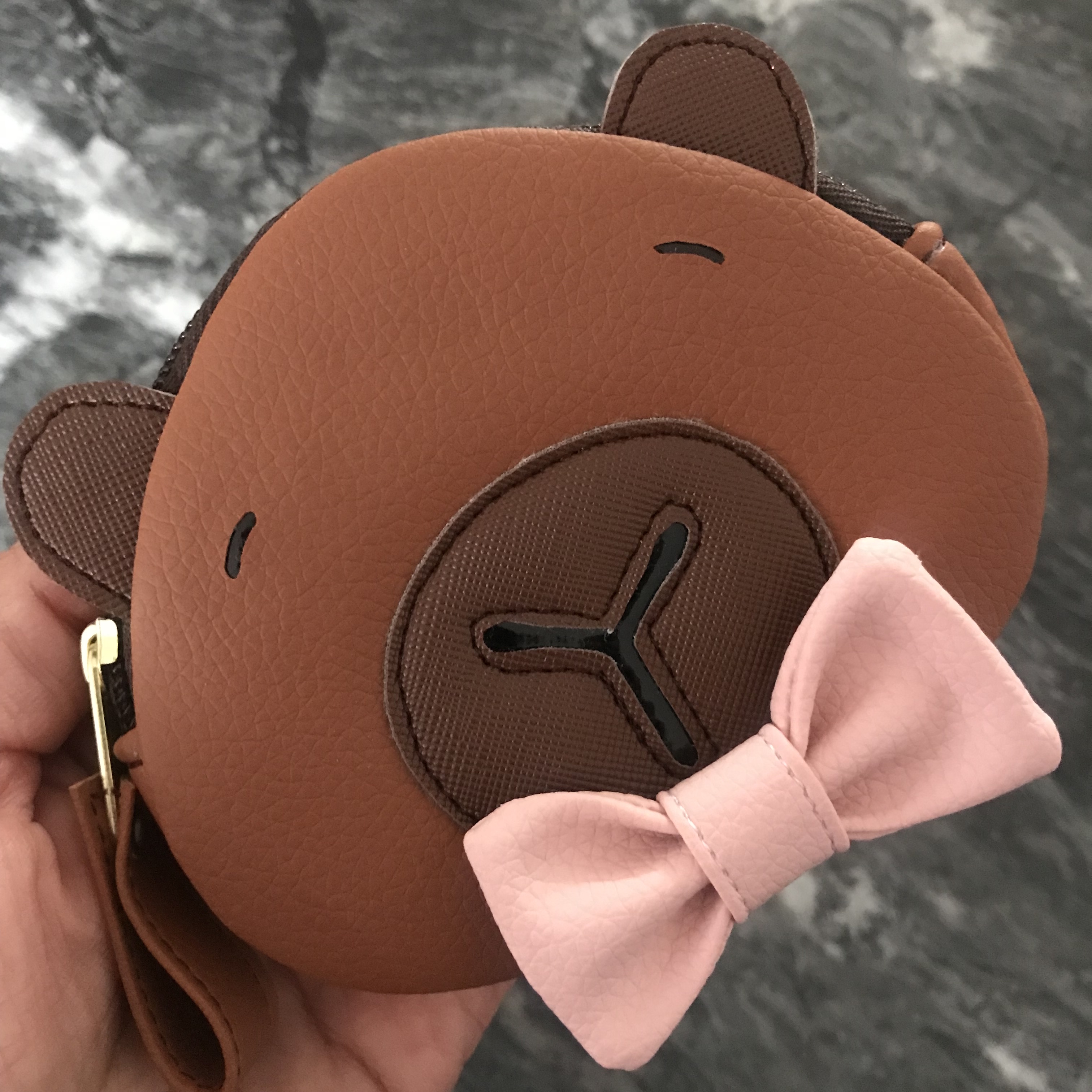 Monedero Capibara Moño