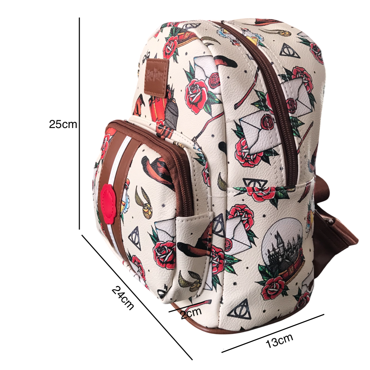 Mochila Mini Harry Potter Beige