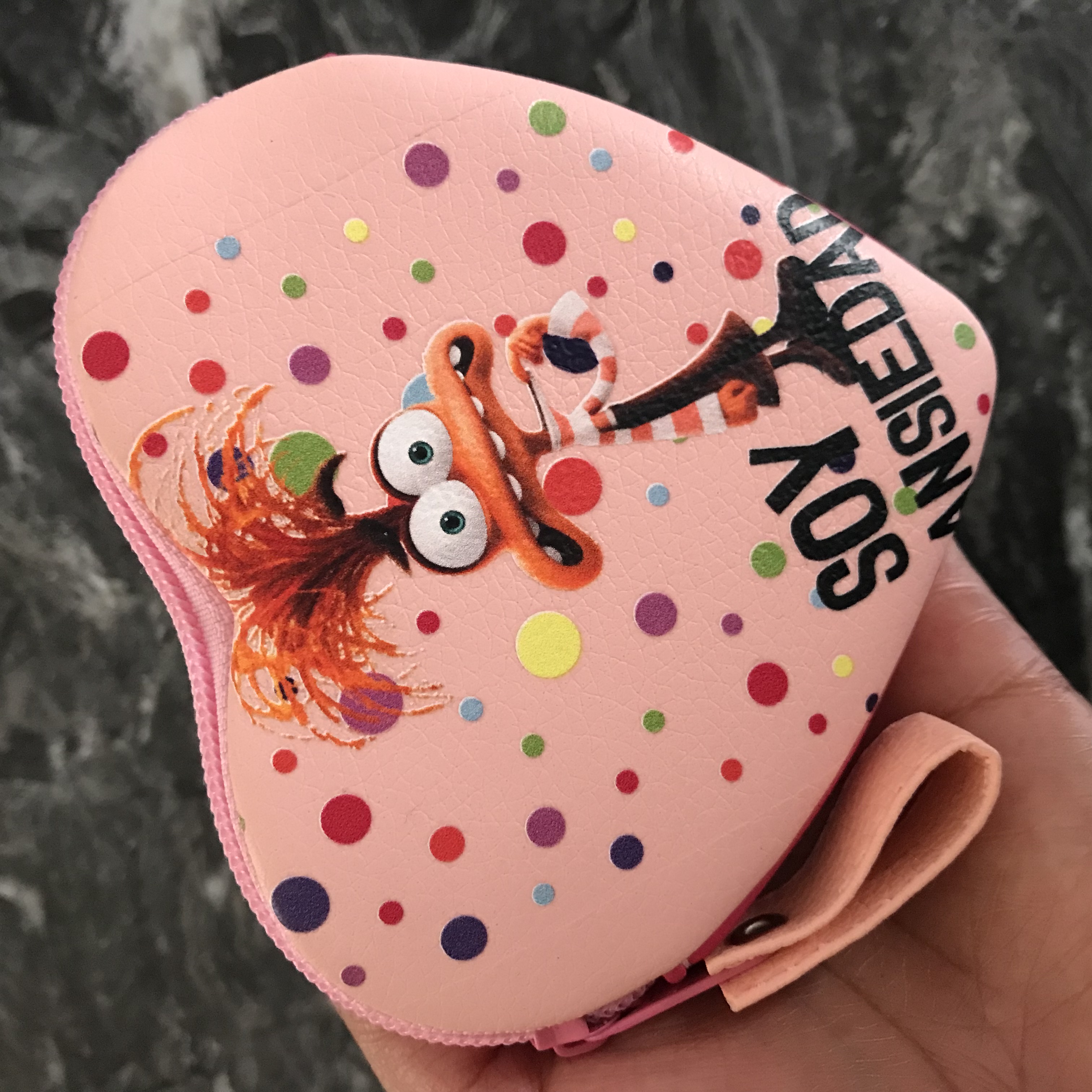 Monedero Intensamente Corazón Ansiedad Rosa