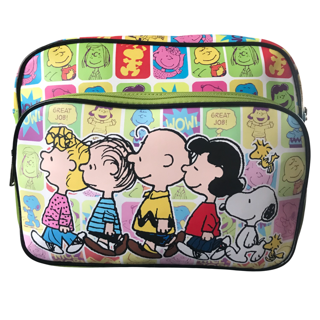 Bandolera Snoopy Colores (Incluye Monedero)