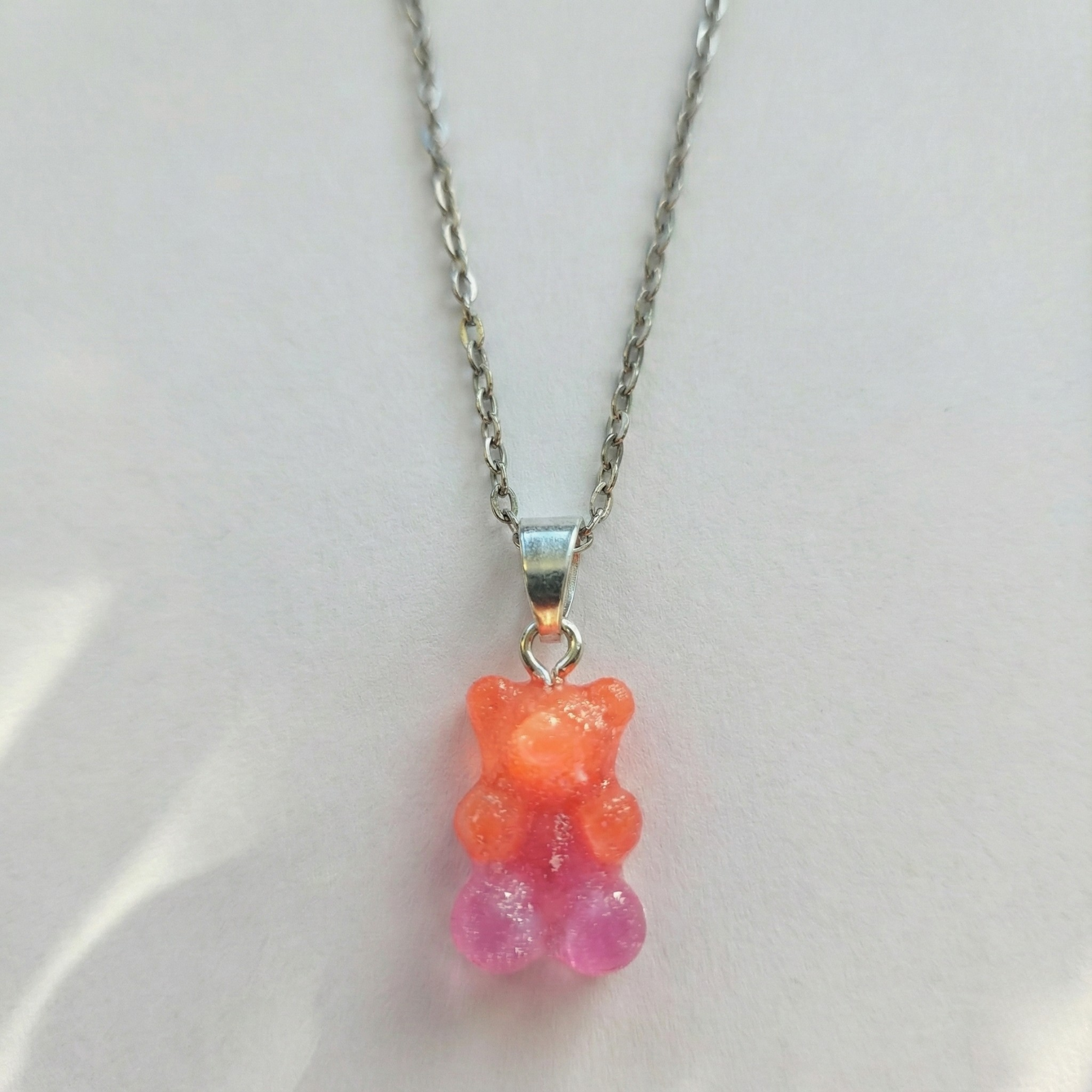 Gummy Bear Pendant Necklace