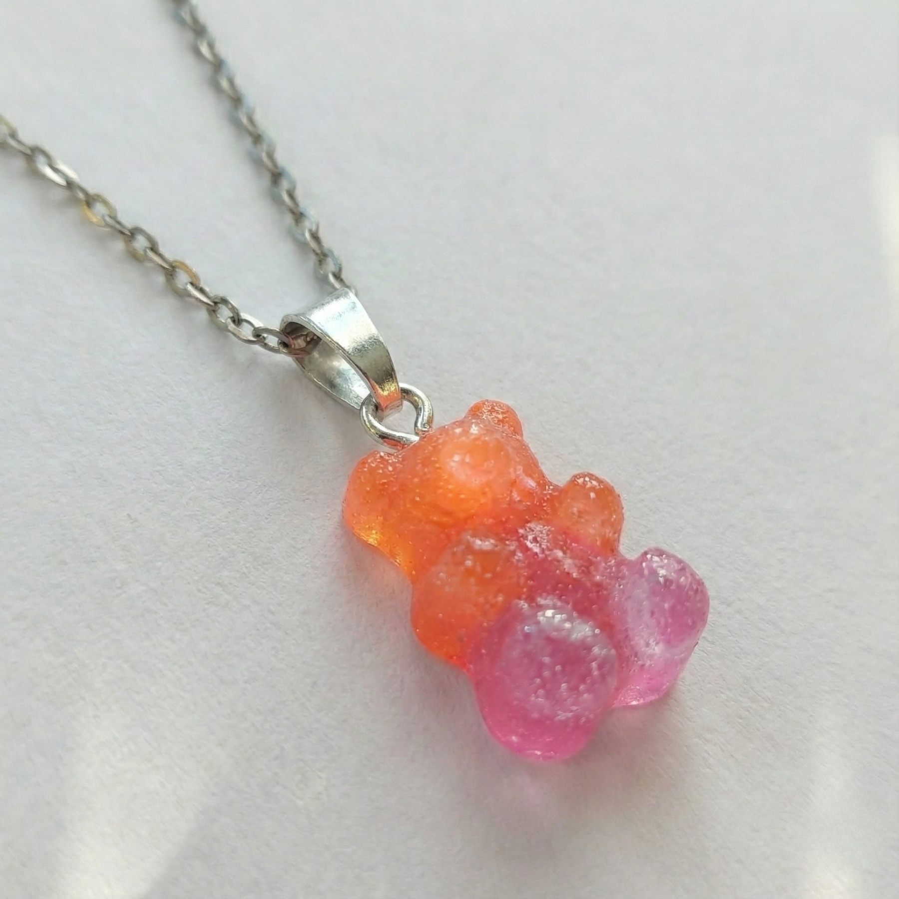 Gummy Bear Pendant Necklace