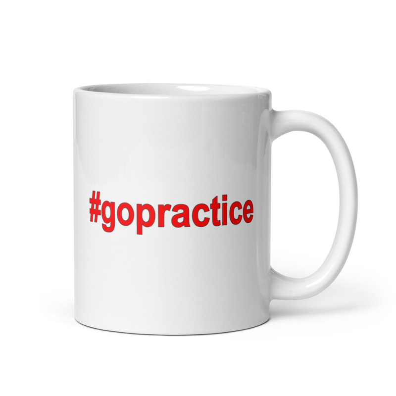 #GoPractice Coffee Mug (Glossy White)