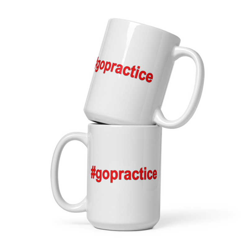 #GoPractice Coffee Mug (Glossy White)