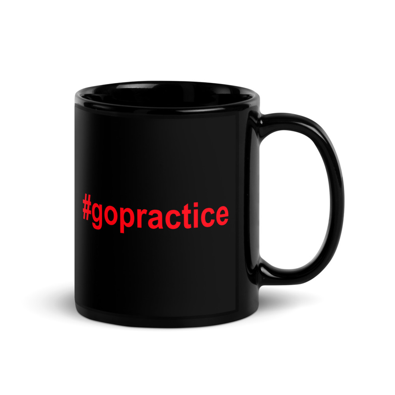 #GoPractice Coffee Mug (Glossy Black)