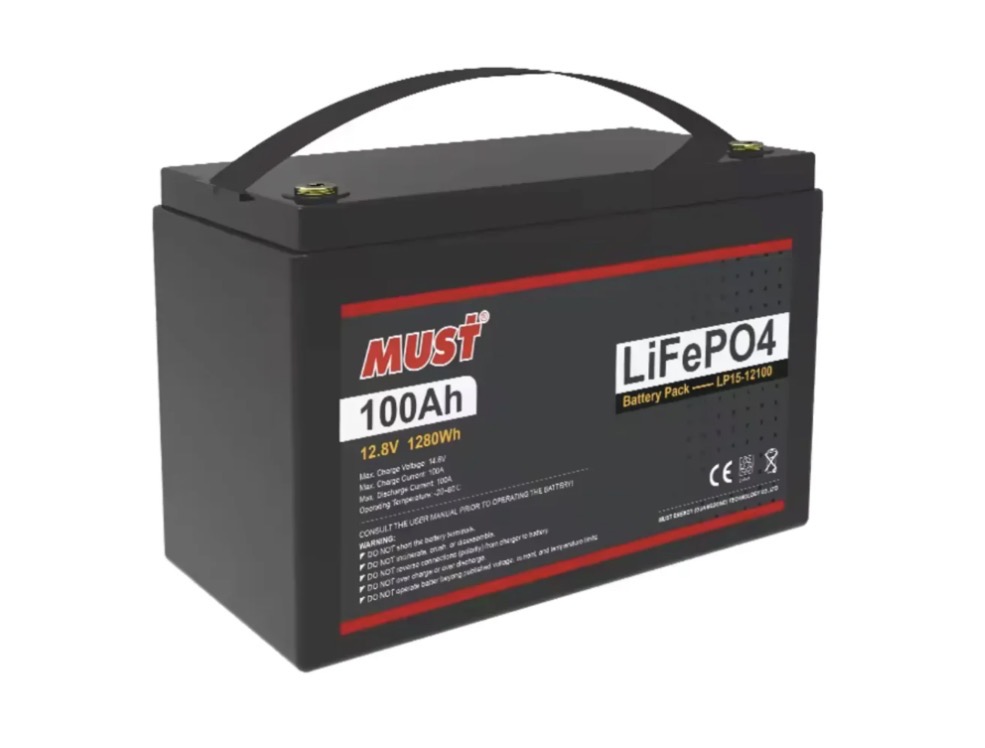 Bateria en litio 12.8V Must 100Ah  1280Wh
