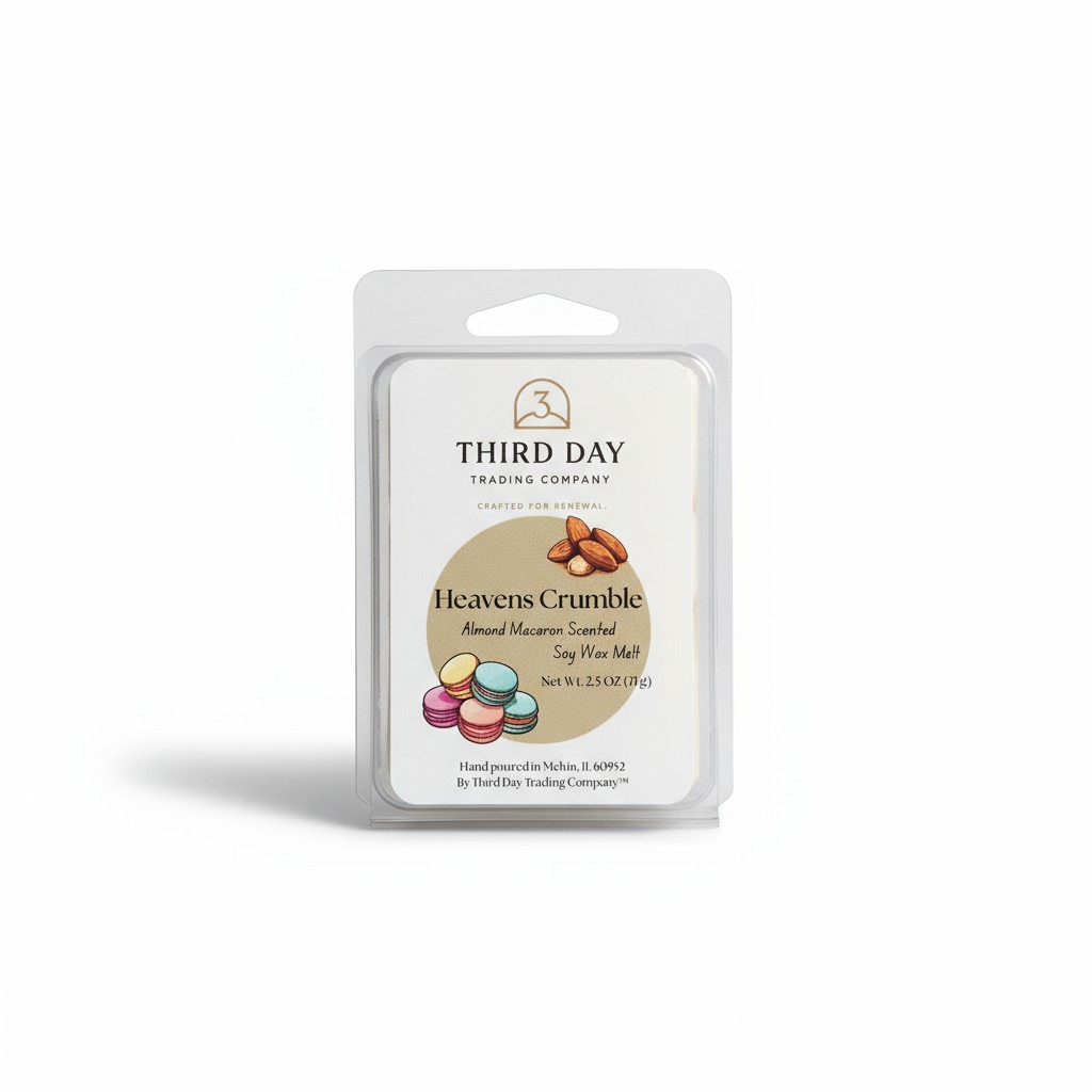 Almond Macaron Scented Soy Wax Melt | Heaven’s Crumble