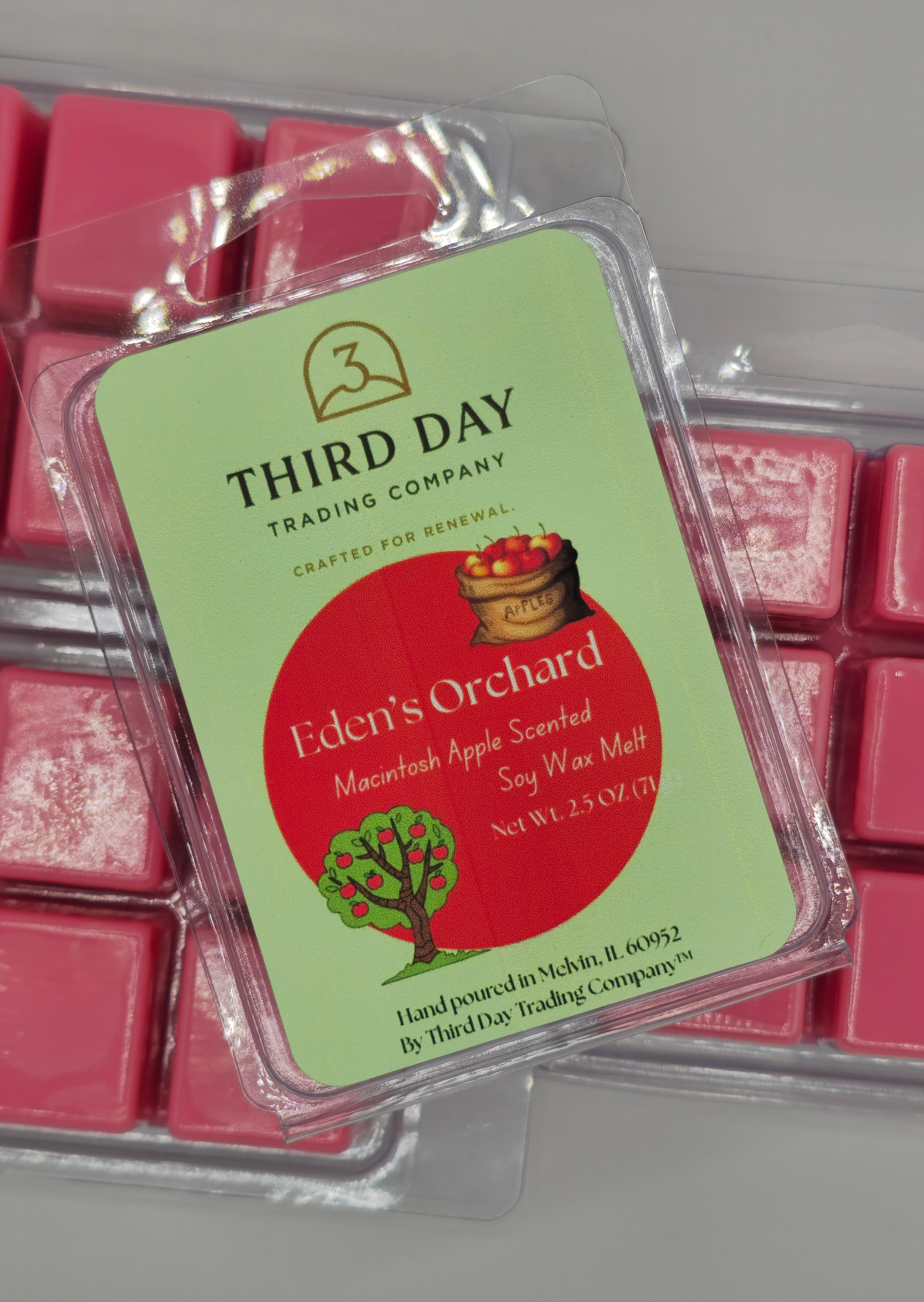 Macintosh Apple Soy Wax Melt | Eden's Orchard Scent