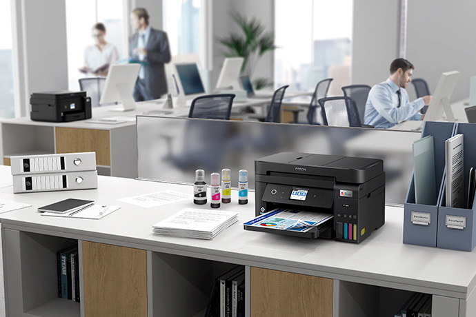 Epson EcoTank ET-4850 Wireless Color All-in-One Cartridge-Free Supertank Printer with Scanner, Copier, Fax, ADF and Ethernet