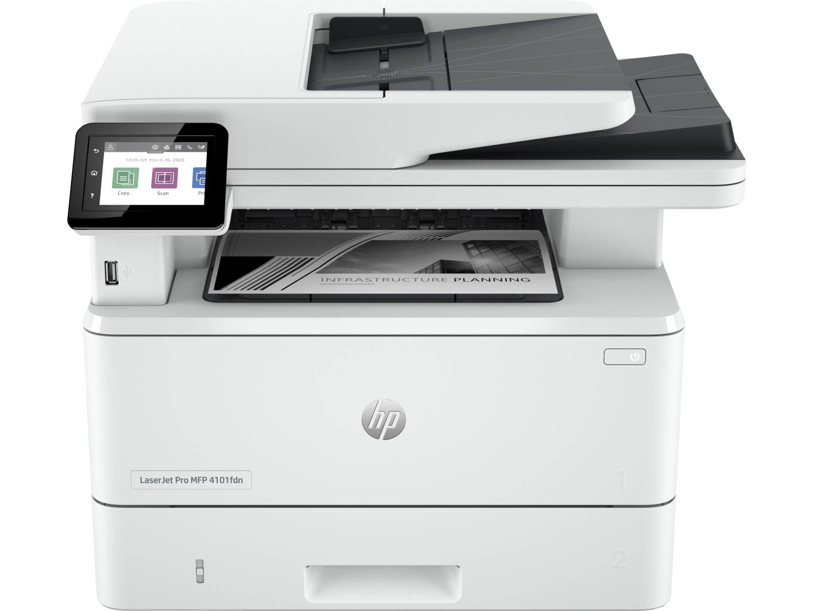HP LaserJet Pro MFP 4101fdn Printer with Fax