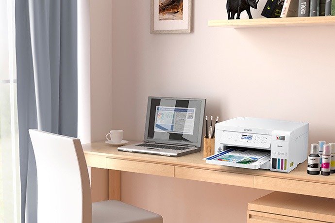 Epson EcoTank ET-3830 Wireless Color All-in-One Cartridge-Free Supertank Printer with Scan, Copy, Auto 2-sided Printing and Ethernet