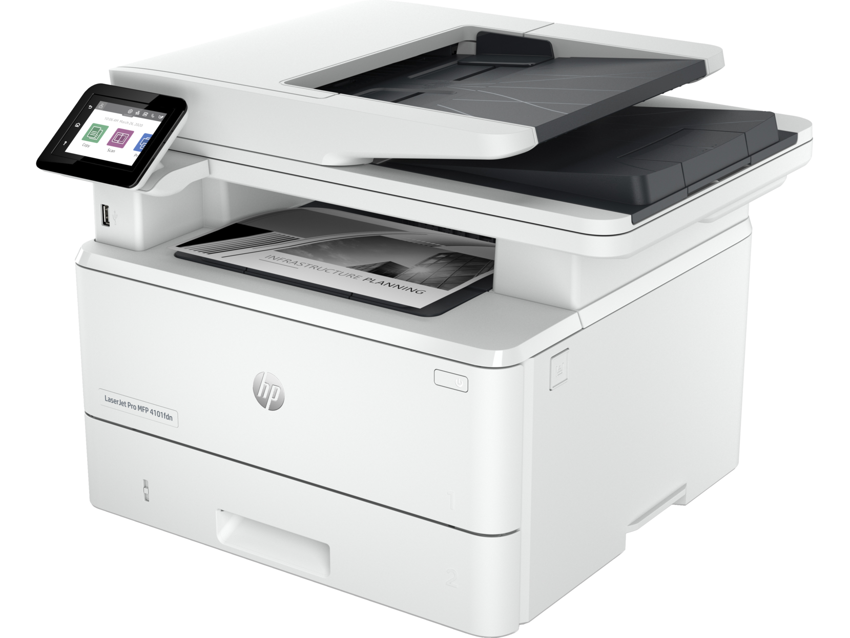 HP LaserJet Pro MFP 4101fdn Printer with Fax