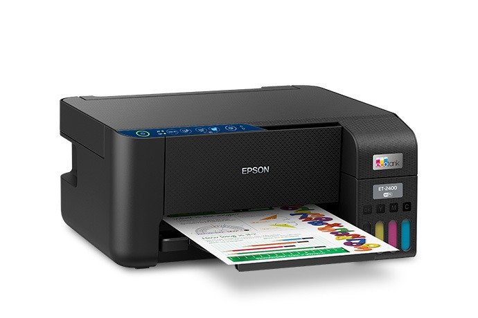 Epson EcoTank ET-2400 Wireless Color All-in-One Cartridge-Free Supertank Printer with Scan and Copy