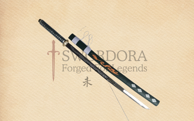 Black Dragon Samurai Katana – Hand-Forged Steel