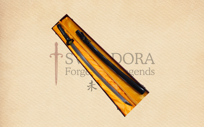 Classic Black Samurai Katana – Premium Gift Box Edition