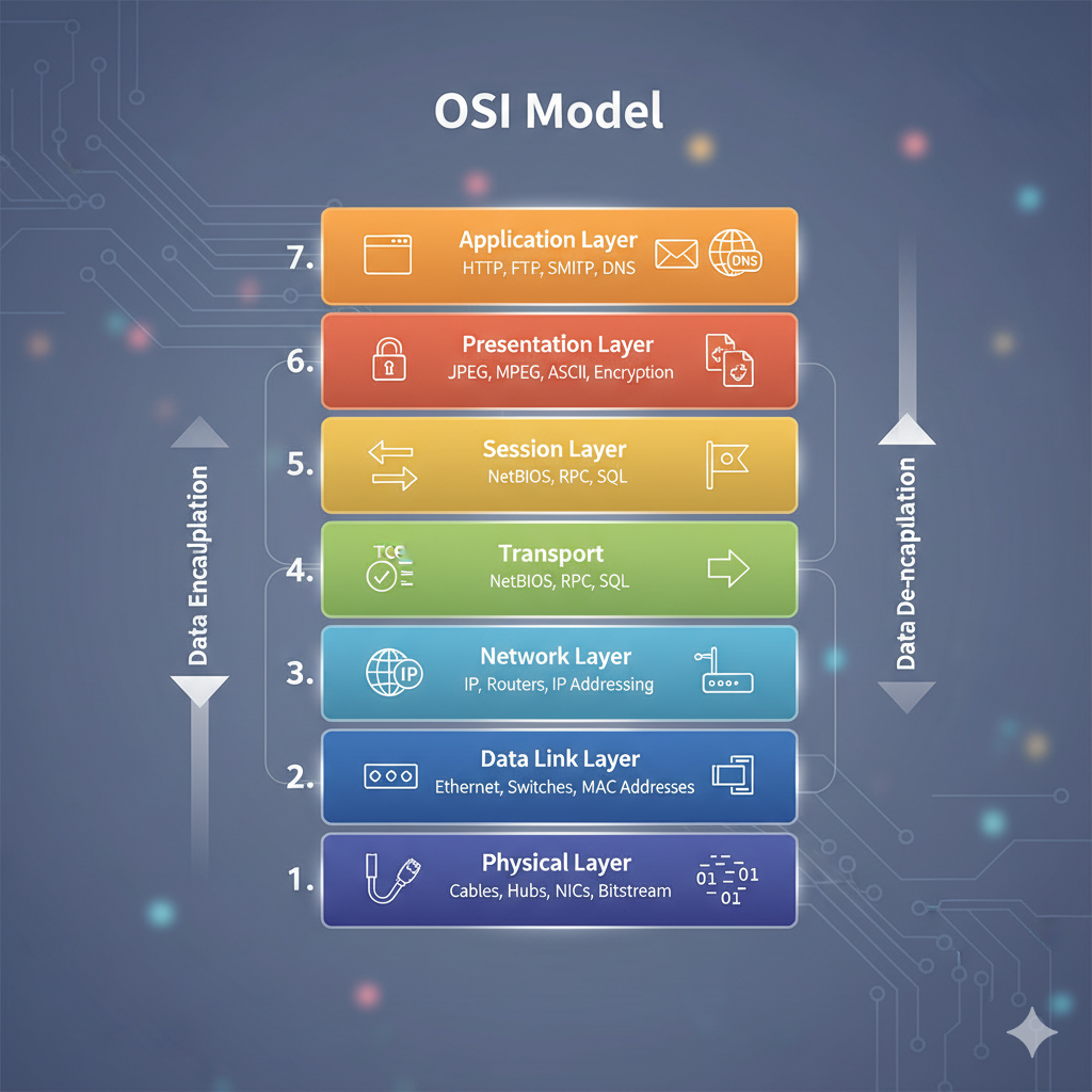 OSI Model Infographic
