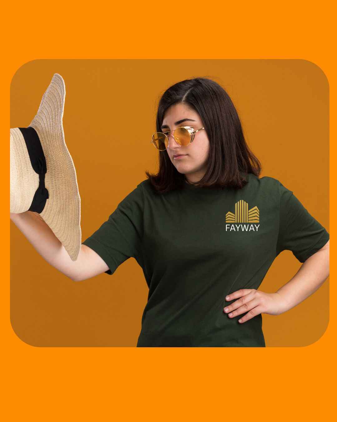 Green Casual T-shirt for Women