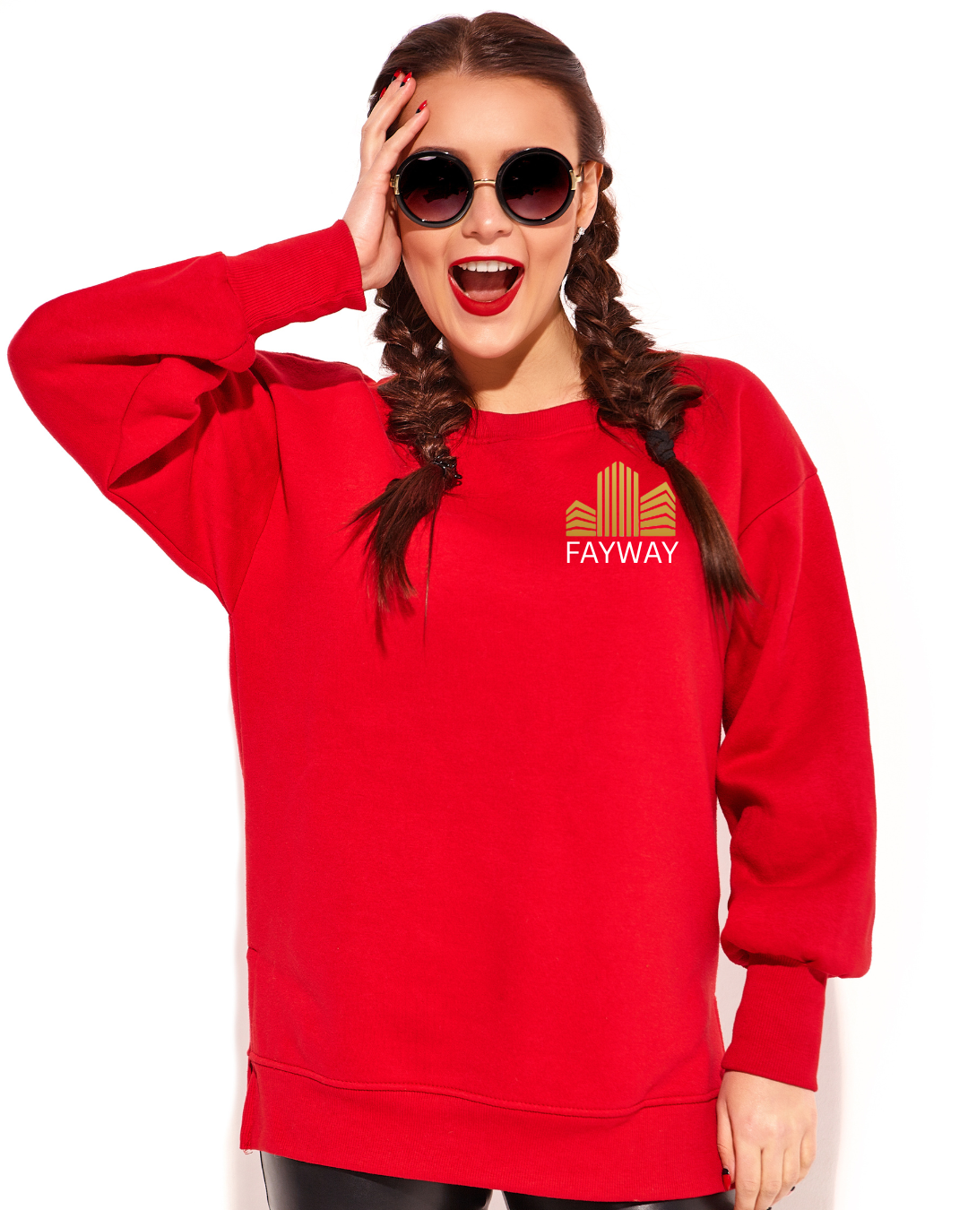 FAYWAY RED SWEATSHIRT