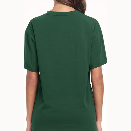 Green Casual T-shirt for Women