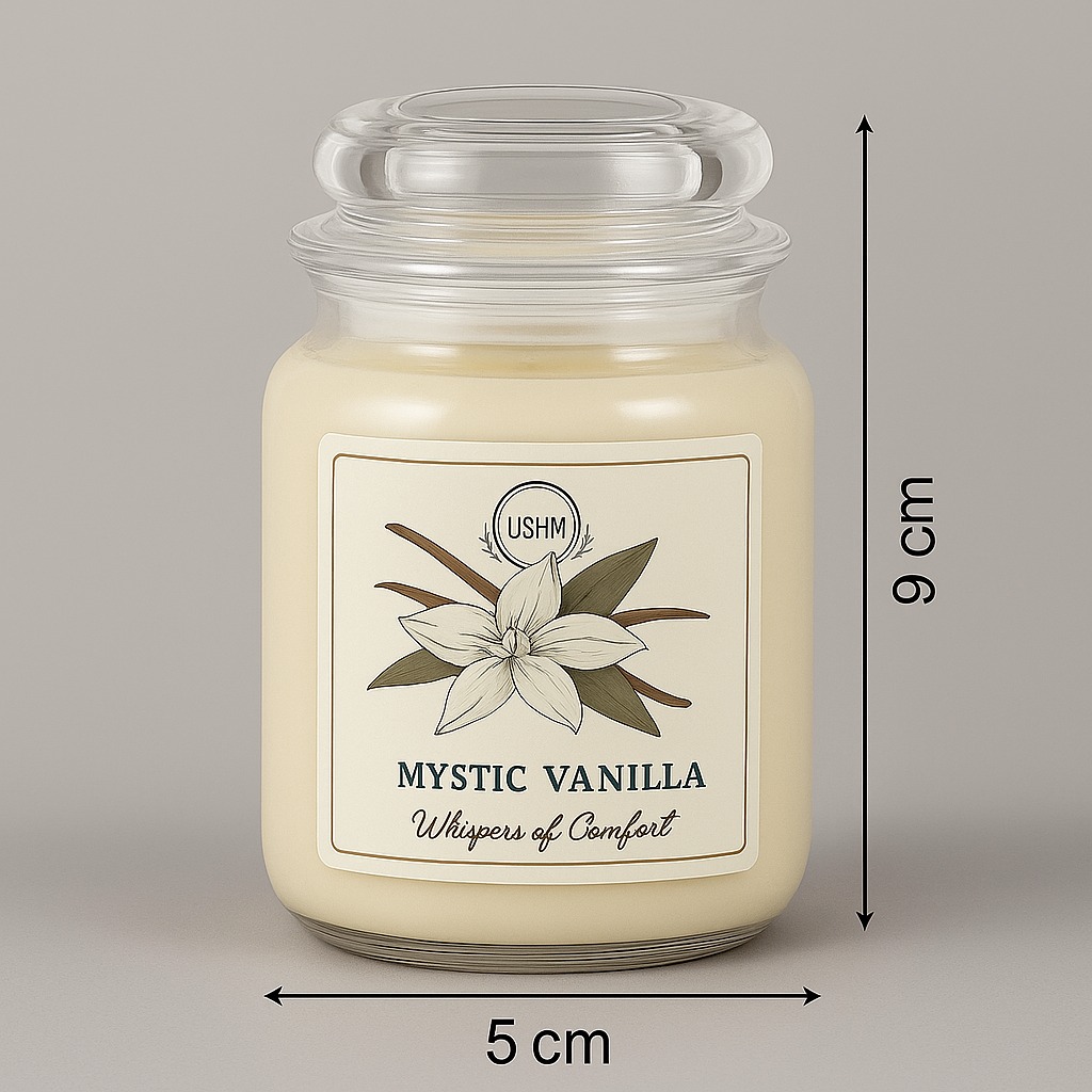 Set of 2 Aromatherapy Candles | Vanilla Essence & Lavender Essence • Pure Soy Wax • Handcrafted