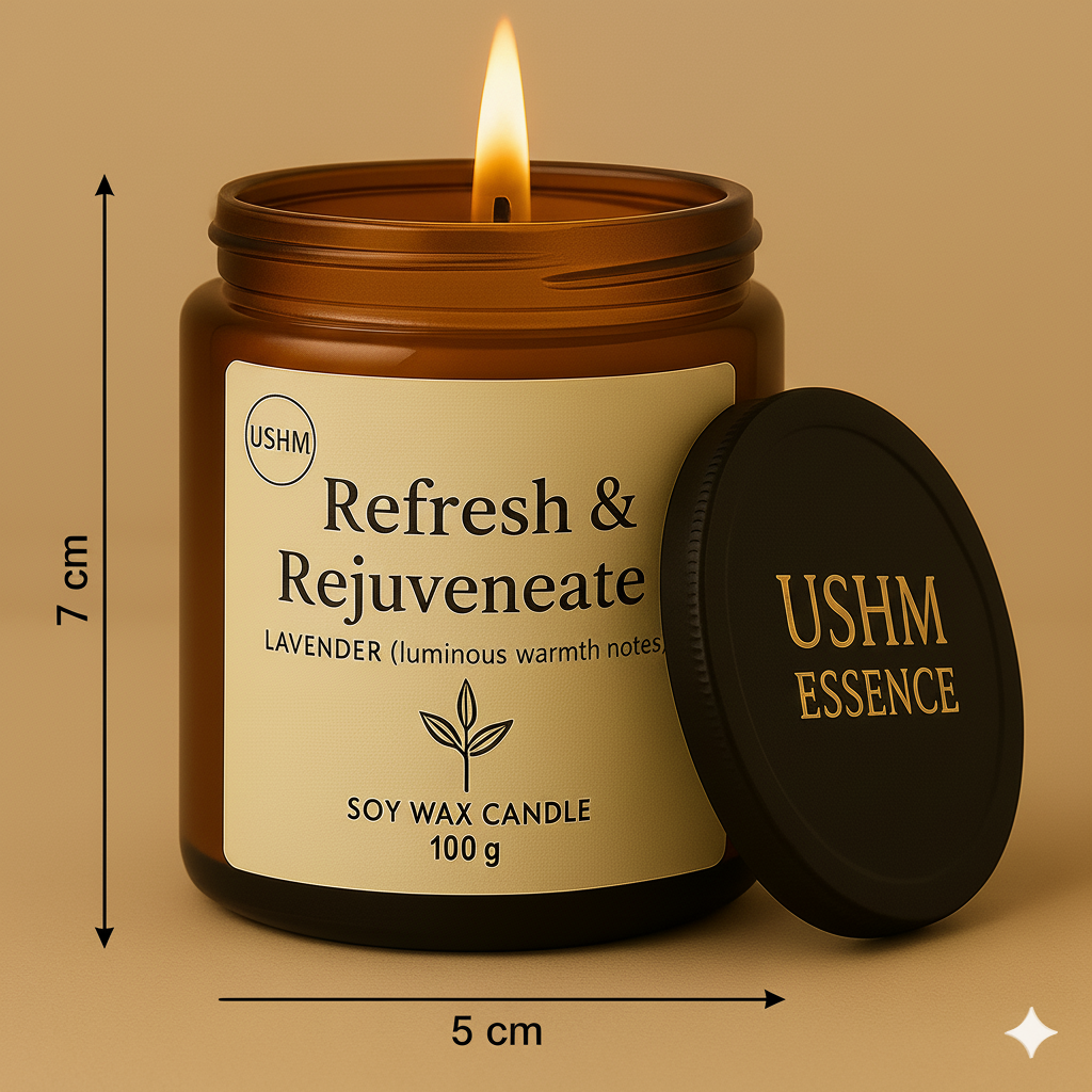 Refresh & Rejuvenate – Energizing Aromatherapy Candle for Mood & Mental Vitality