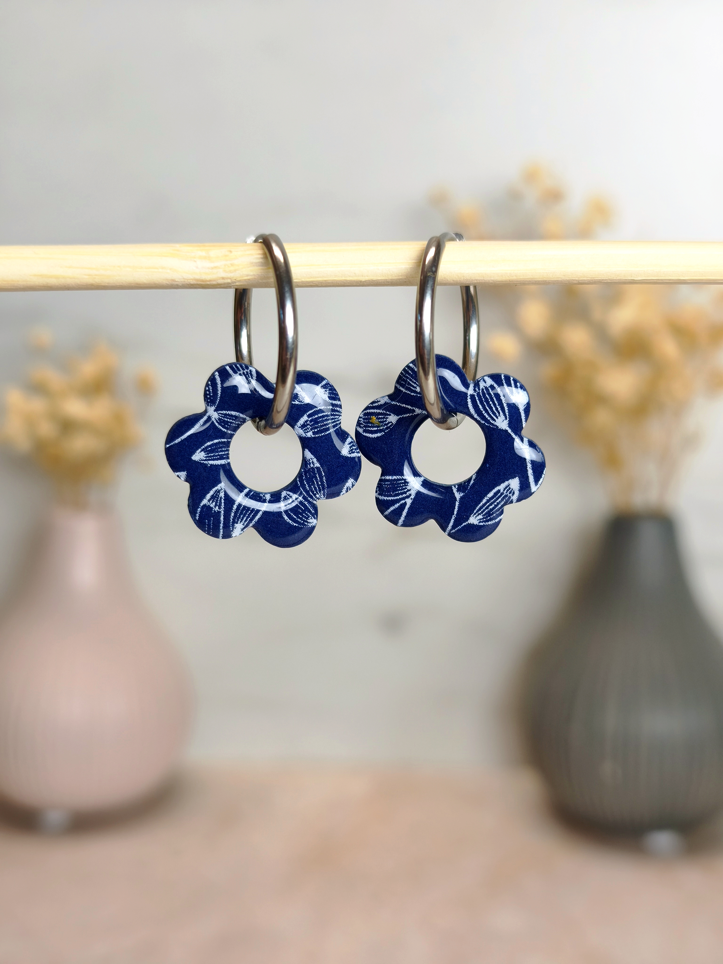 Modèle Flora : Bleu botanique