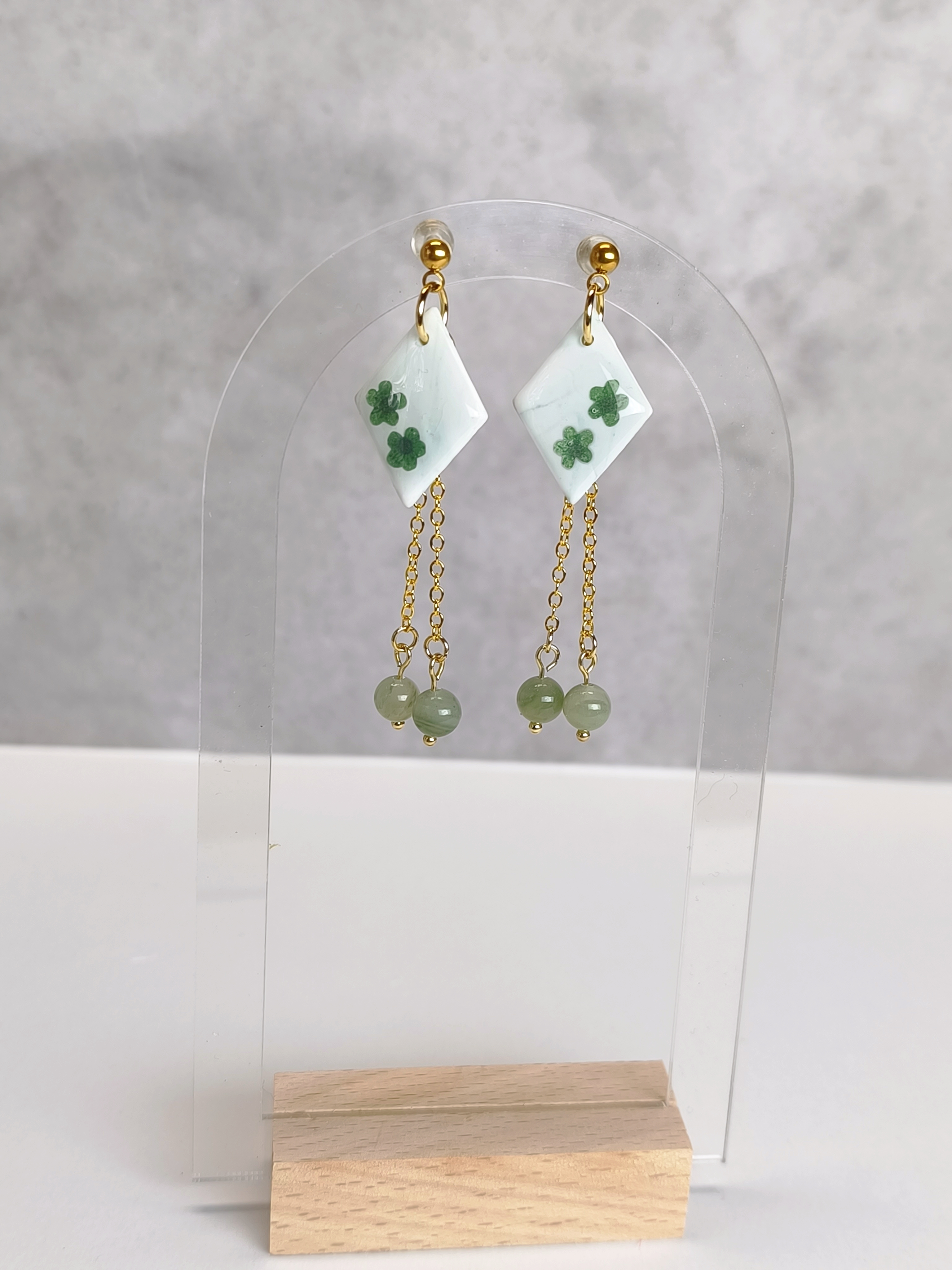 Modèle Calyx : Fleur verte