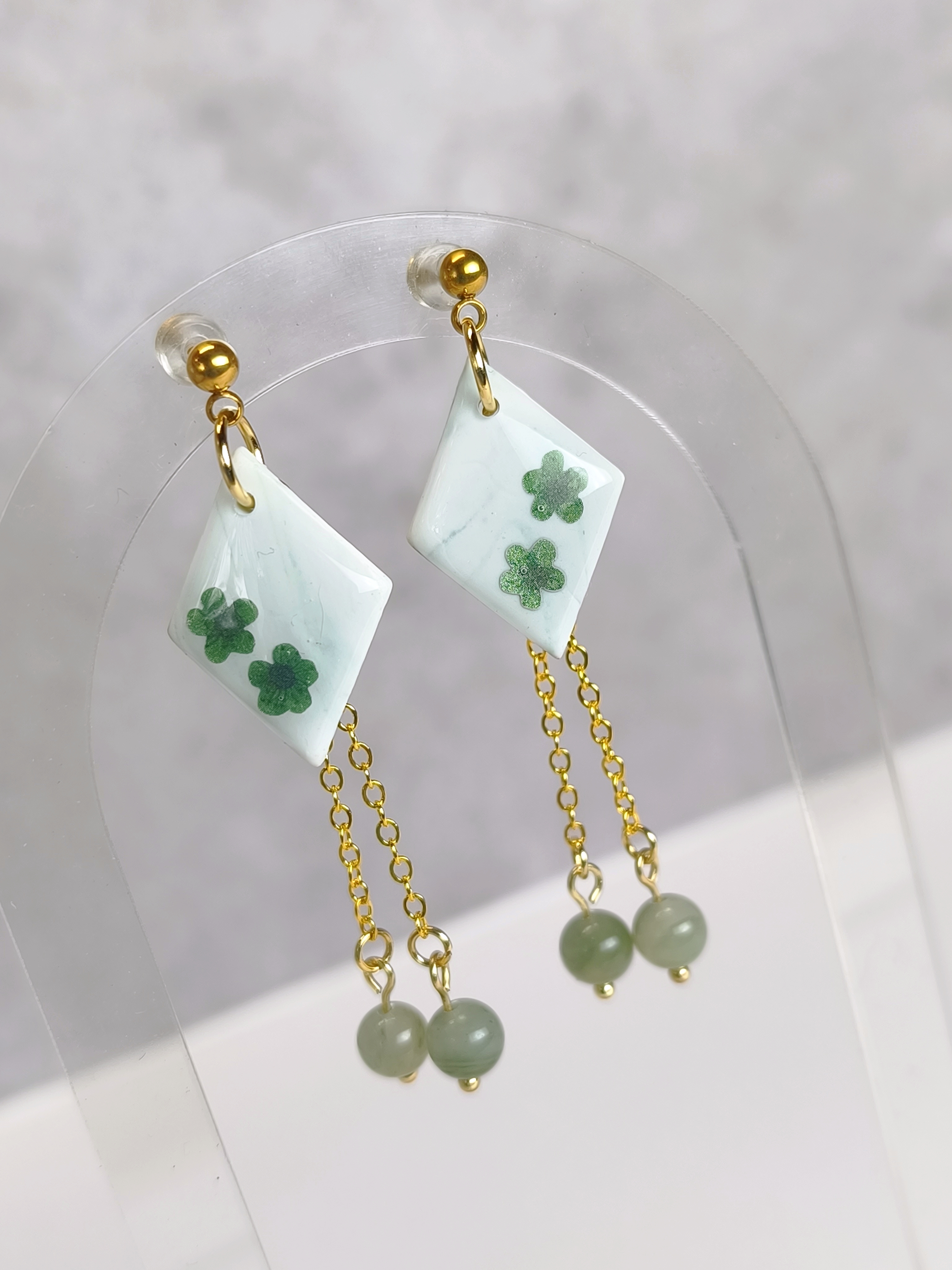 Modèle Calyx : Fleur verte