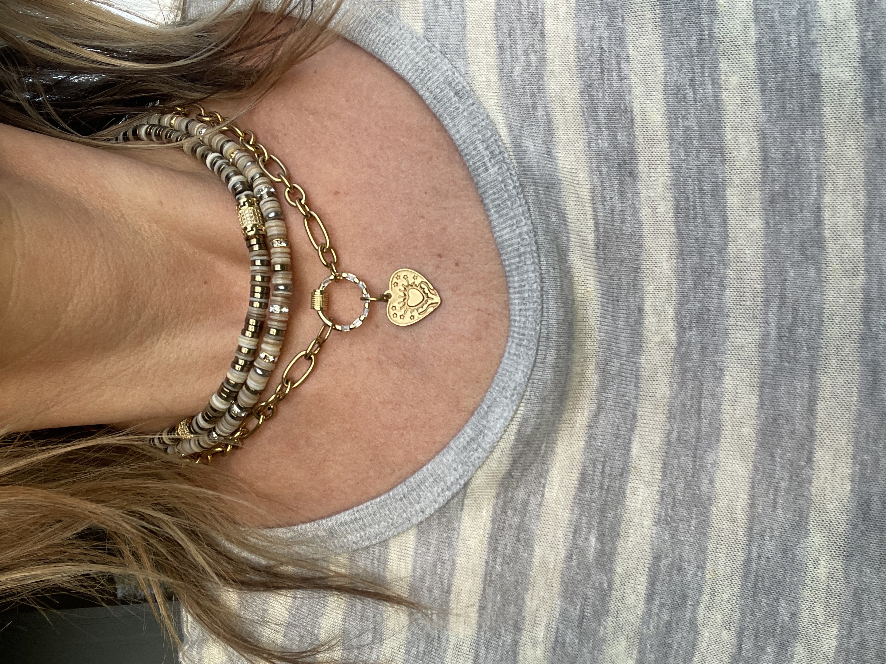 Collier AURA – Heishi