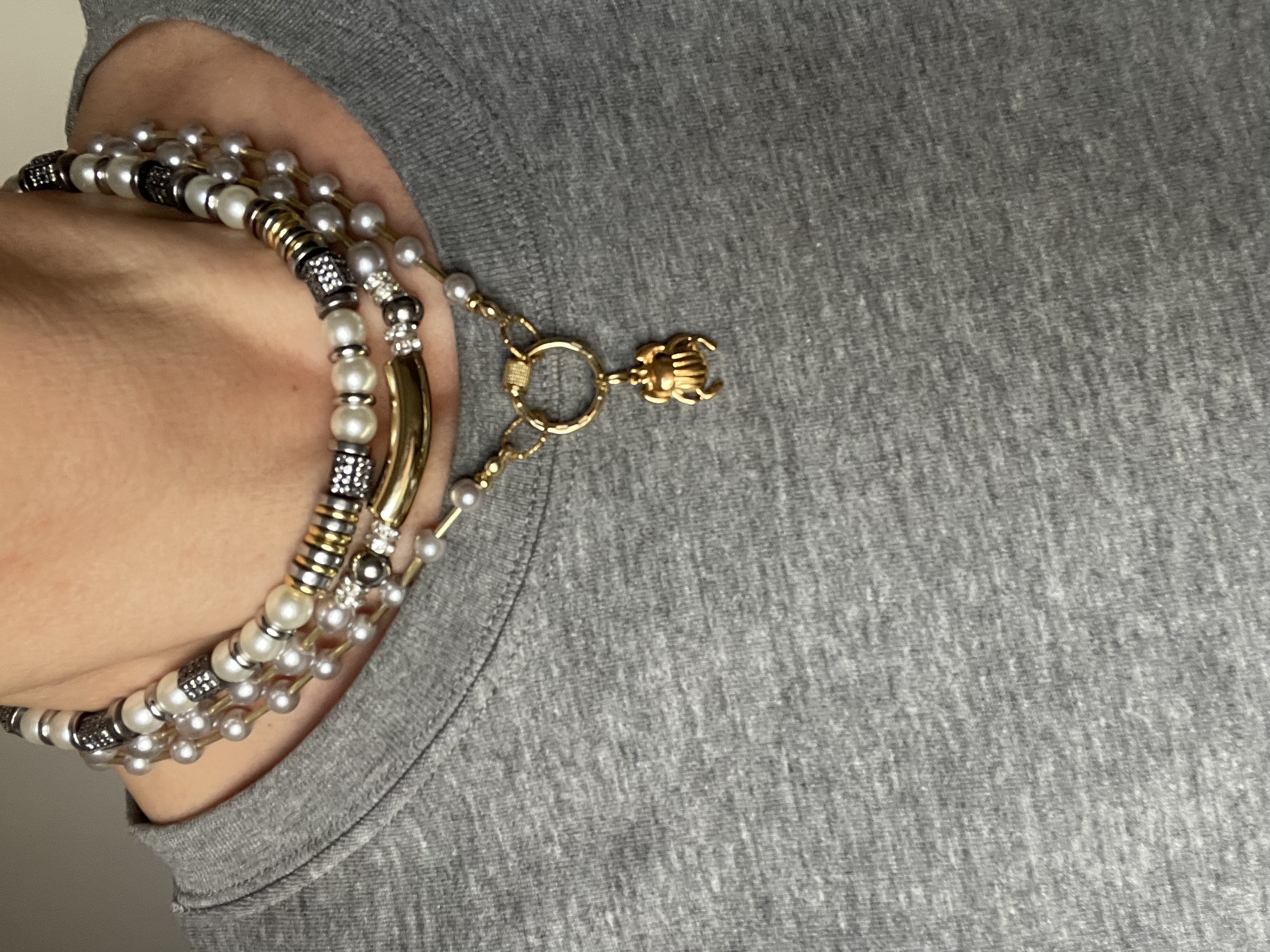 Collier Sélène blanc