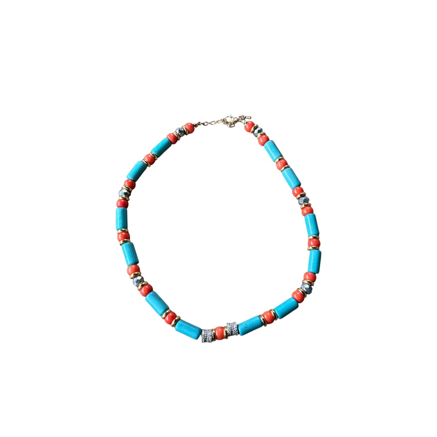 Collier Coralia — Éclat solaire