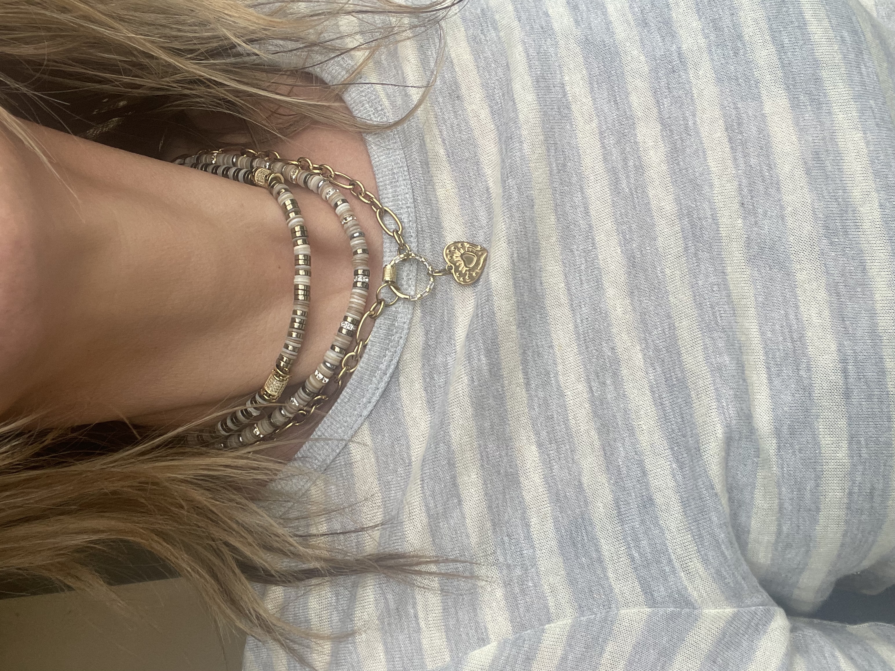 Collier AURA – Heishi