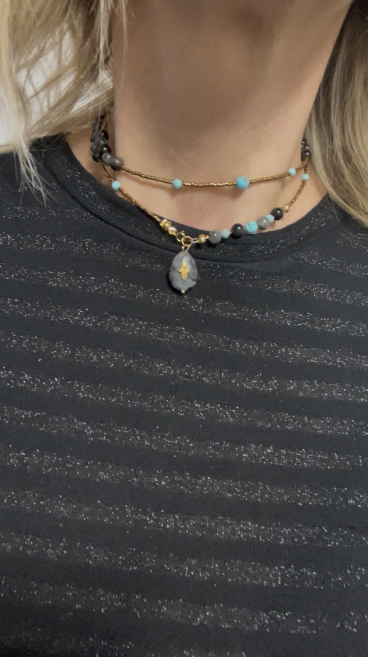 Collier Azura sautoir modulable