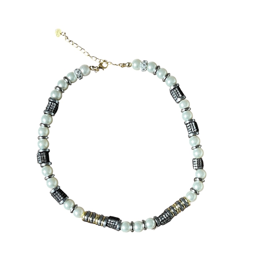 Collier Sélène blanc