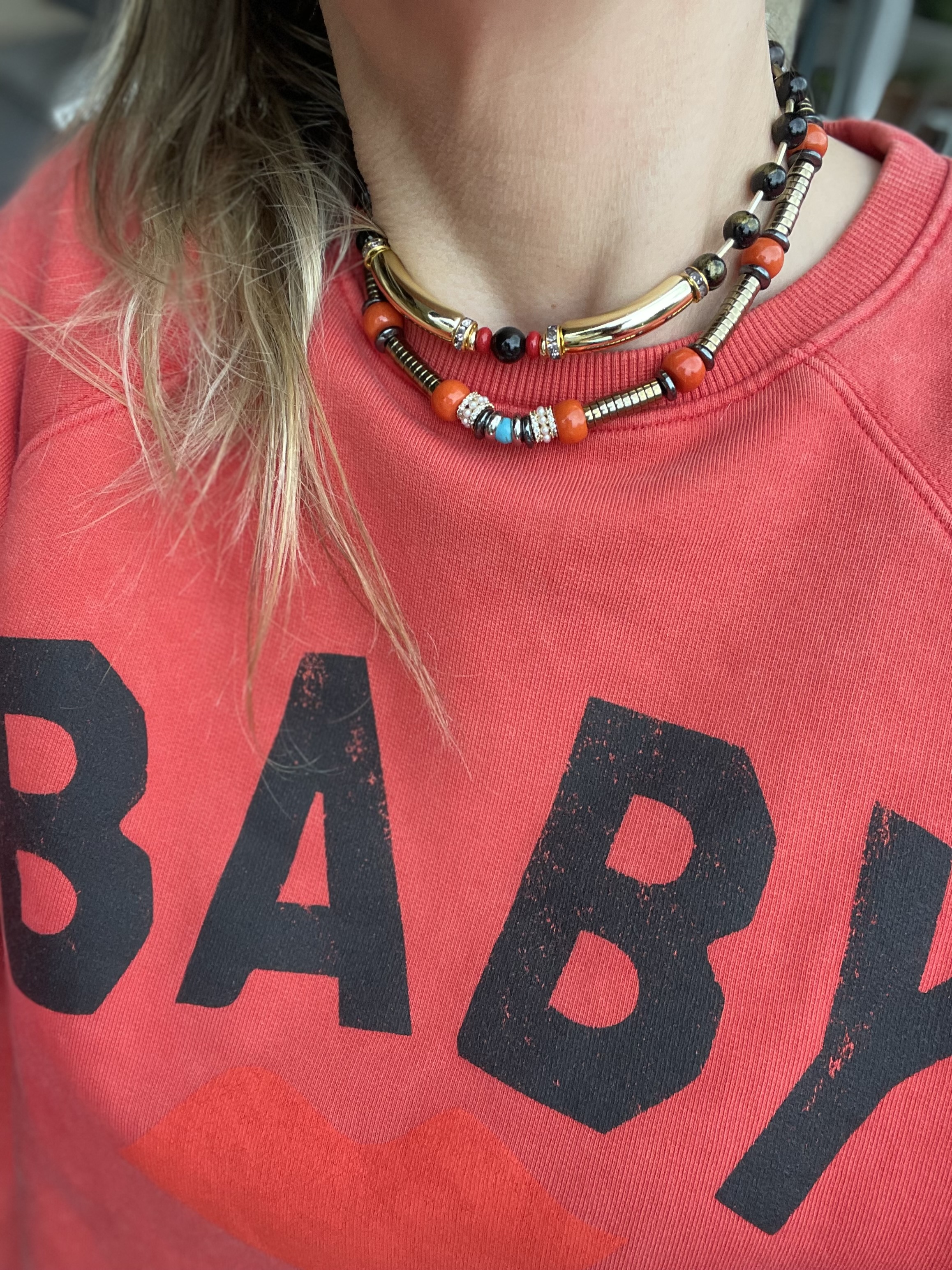 Collier Coralia — Éclat solaire