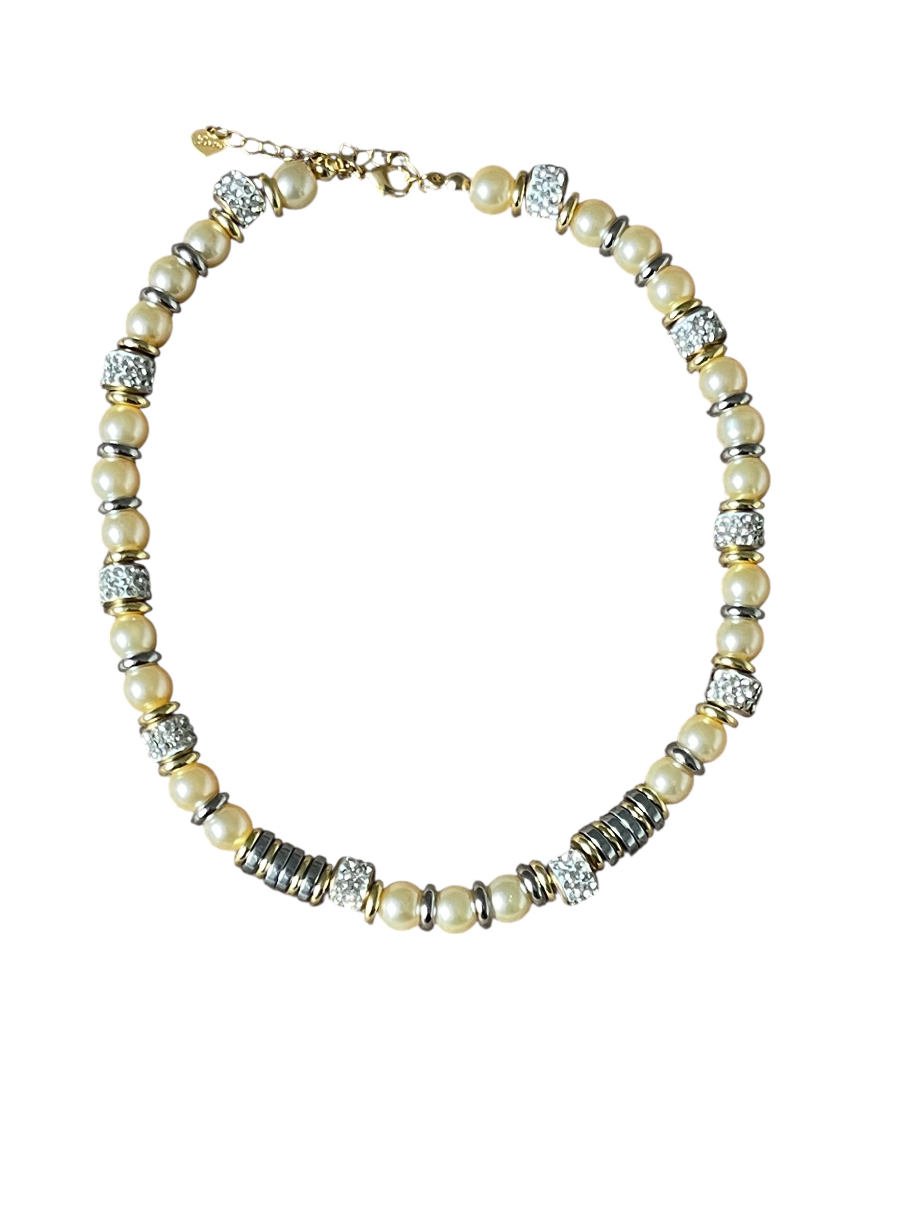 Collier Sélène beige