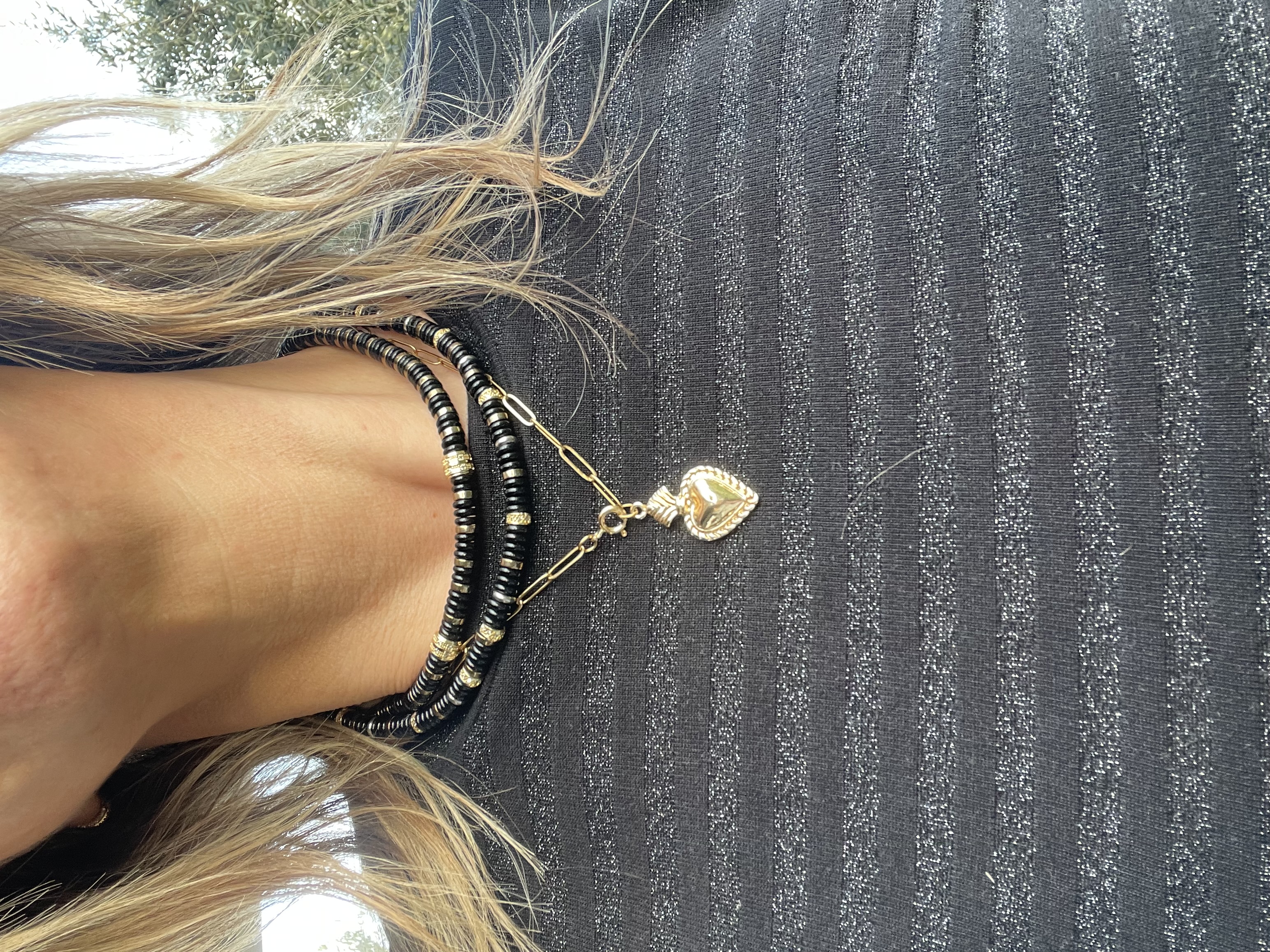 Collier AURA – Heishi