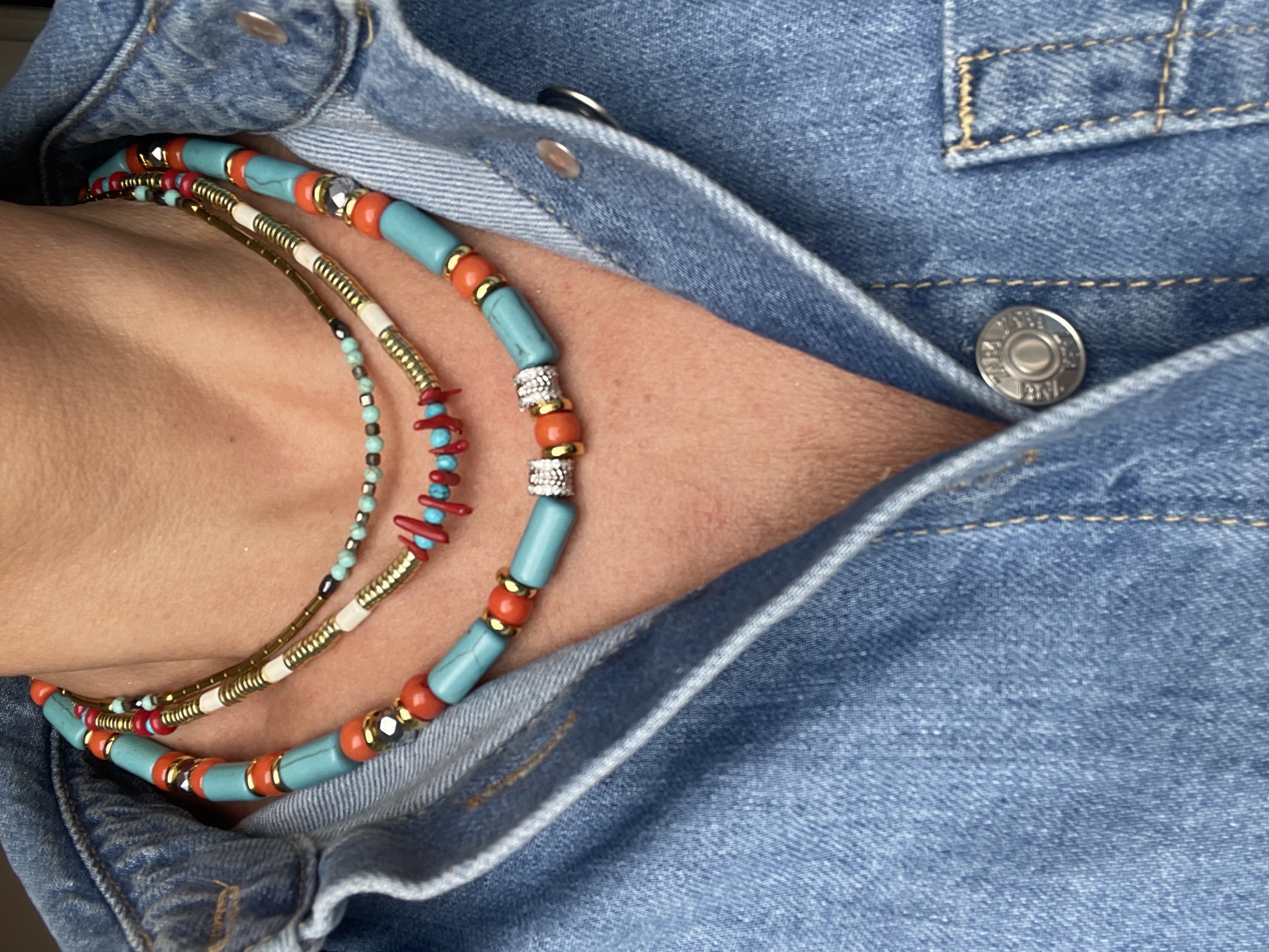 Collier Coralia — Éclat solaire