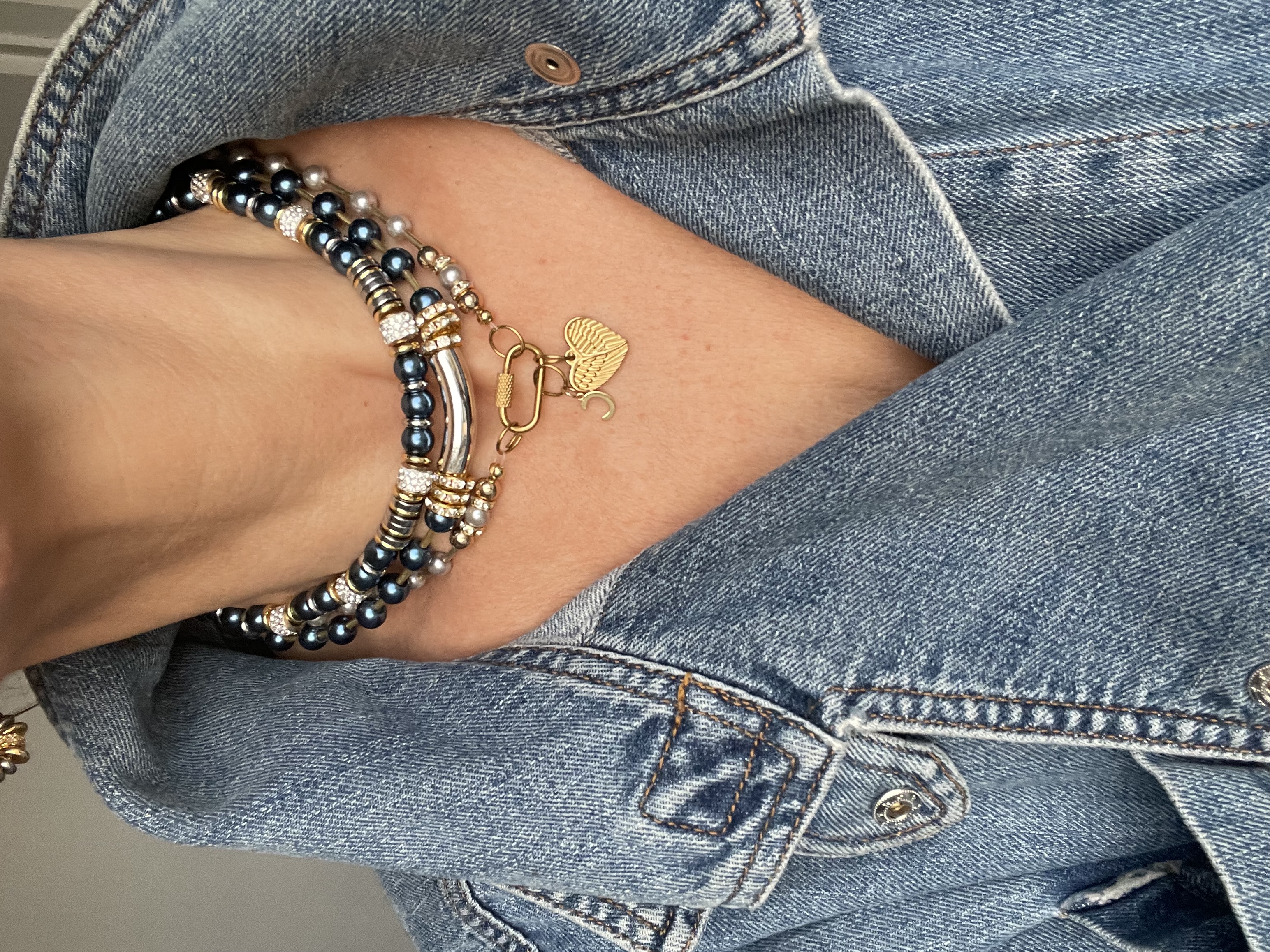 Collier Sélène bleu