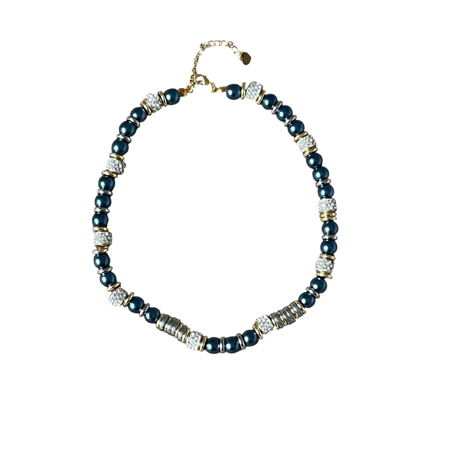 Collier Sélène bleu