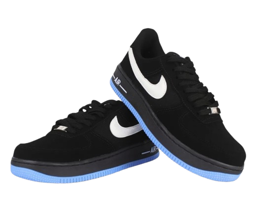 Tênis Nike Air Force 1 Black and Blue