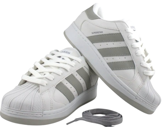 Tênis Branco Superstar Plataforma