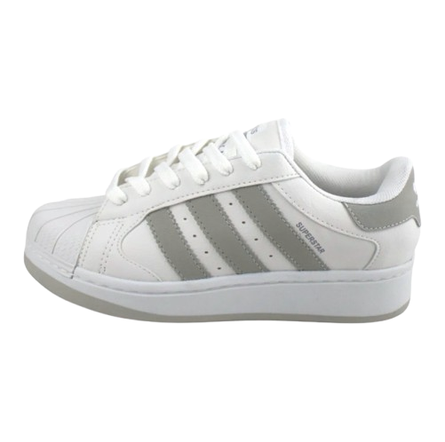 Tênis Branco Superstar Plataforma